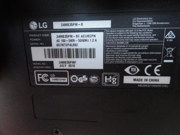 MONITOR LG 24 POLLICI FULL HD IPS - immagine 3