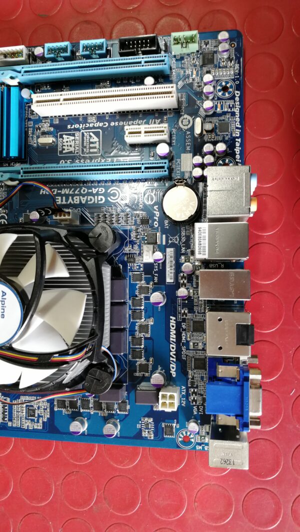 SCHEDA MADRE GIGABYTE GA-Q77M-D2H SOCKET 1155 + DISSIP. + VENT. + HDMI - immagine 6
