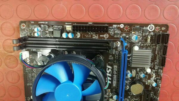 SCHEDA MADRE MSI  H81M-P33 SOCKET 1150 + CPU i5 4690 + RAM 16GB + DISSIPATORE + VENTOLA - immagine 3