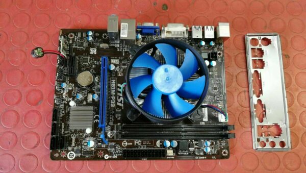 SCHEDA MADRE MSI  H81M-P33 SOCKET 1150 + CPU i5 4690 + RAM 16GB + DISSIPATORE + VENTOLA
