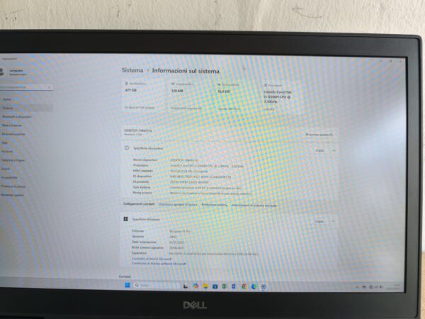 NOTEBOOK WORKSTATION DELL PRECISION 7730 i5 8300H SSD 500GB RAM 16GB WINDOWS 11 DISPLAY 17.3 POLLICI - immagine 9
